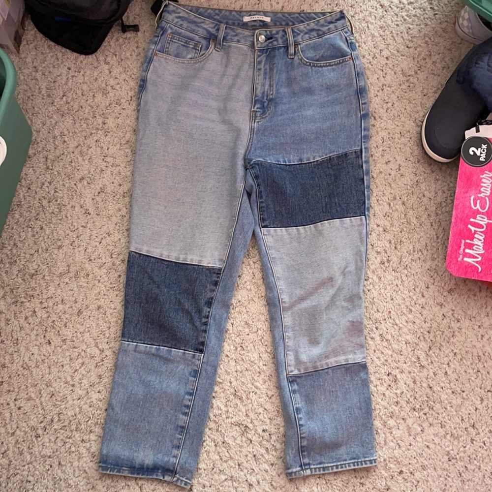PACSUN MULTICOLOR MOM JEANS